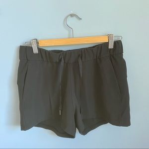 Size 6 Lululemon Black Athletic Shorts